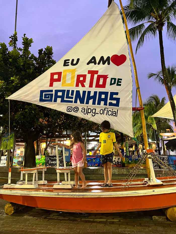 La noche en Porto de Galinhas