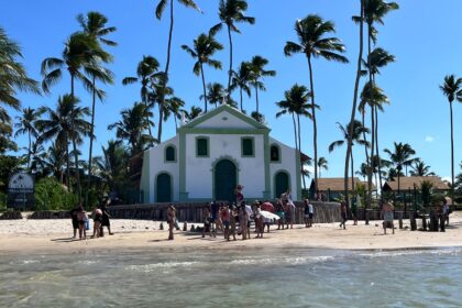 Praia dos Carneiros en el nordeste de Brasil